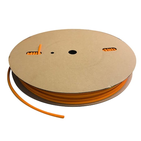 Kable Kontrol® 2:1 Polyolefin Heat Shrink Tubing - 3/16 Inside Diameter - 250' Length - Orange